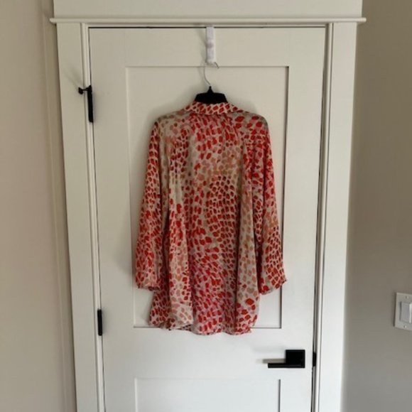 CAbi Women's Blouses - Cream, Orange, Red, Pink - Picture 4 of 6